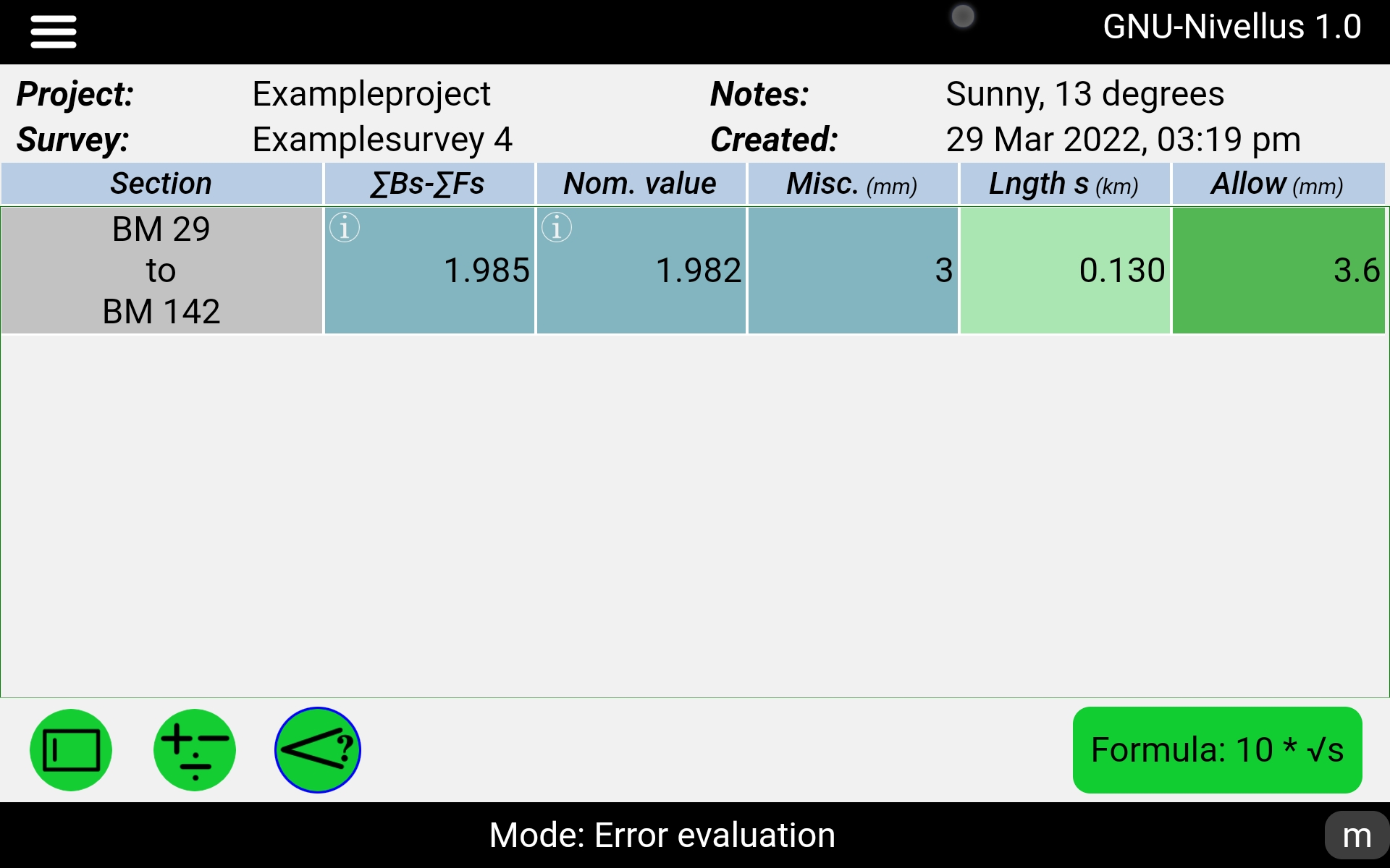 Overwiev mode result calculation